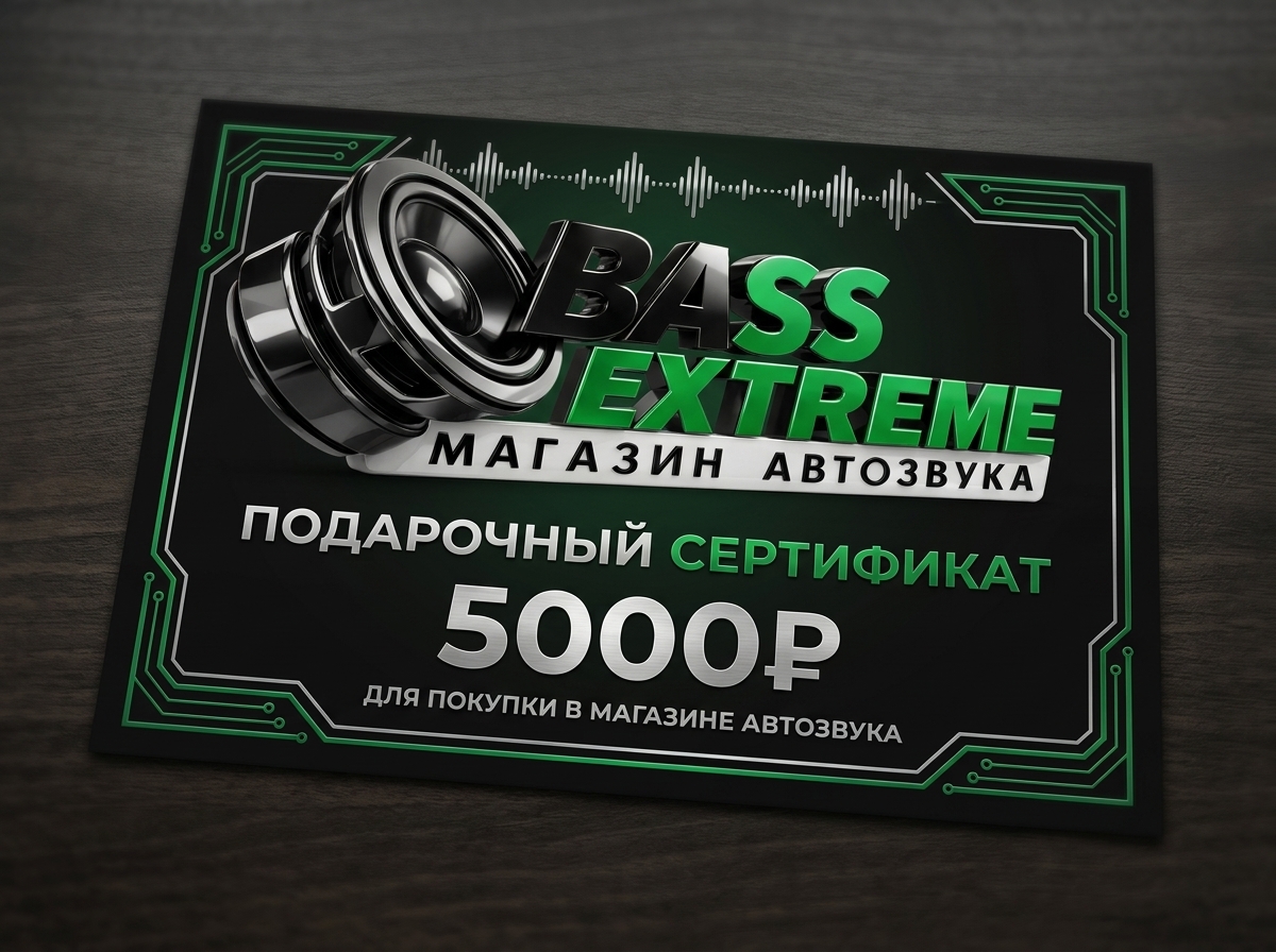 Подарочный сертификат на 5000 руб
