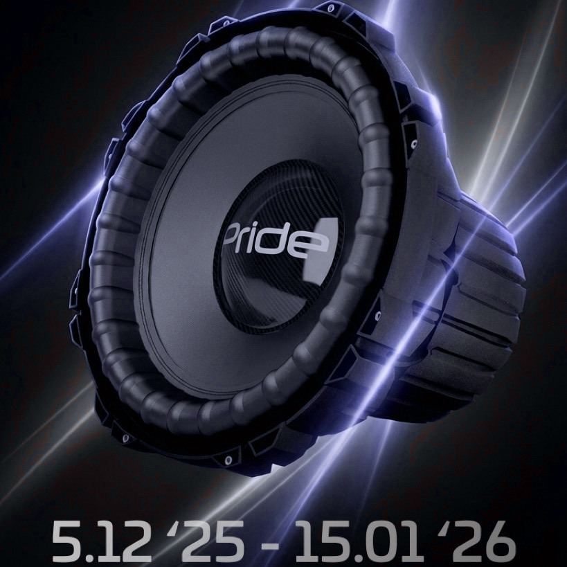 Новогодняя акция PRIDE CAR AUDIO 2025-2026!