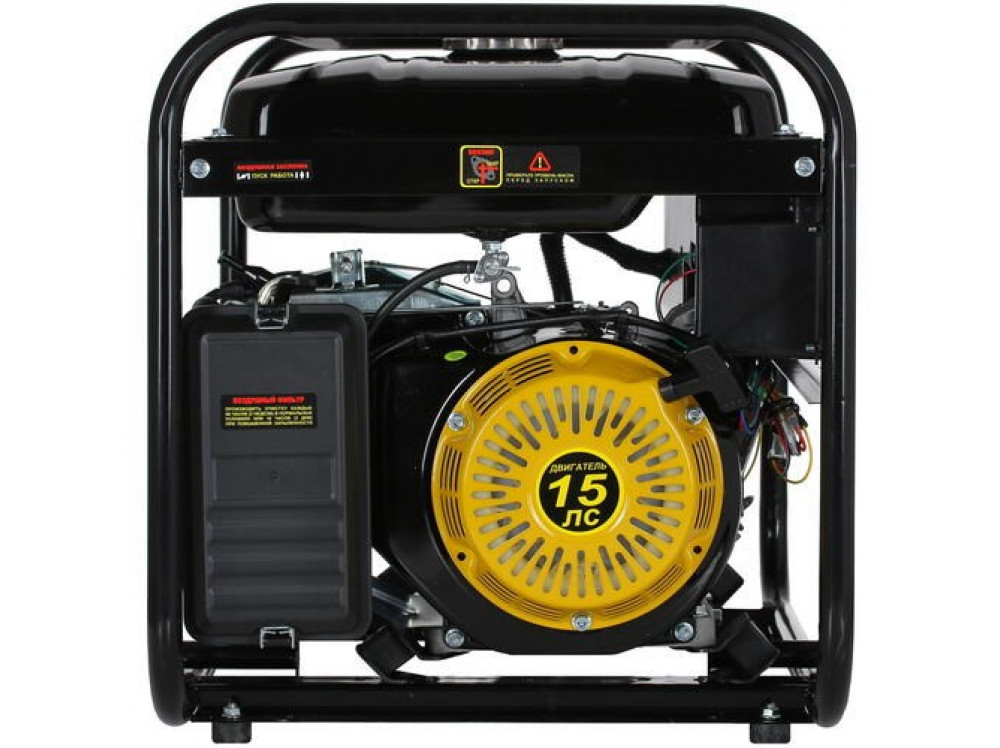 Электрогенератор HUTER DY8000L 6,5кВт 220В 15л.с. ручной стартер