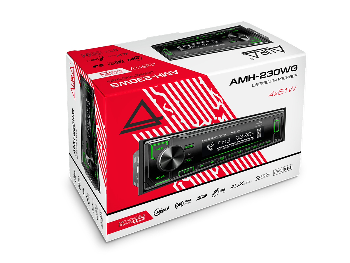 AURA AMH-230WG магнитола 